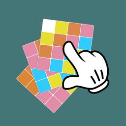 Sliding puzzle. Get the pattern